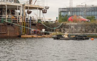 Bådtur i havnen med Bryggens lokalhistoriske forening og arkiv