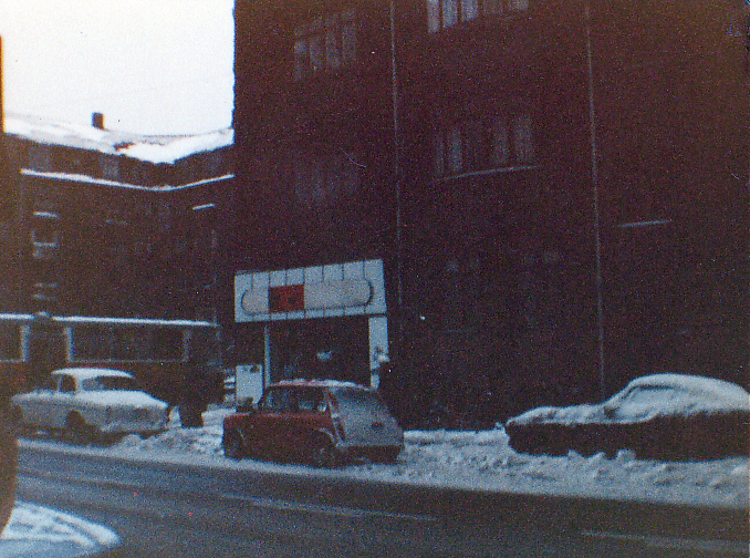 Foto taget fra starten af Leifsgade mod Njalsgade.