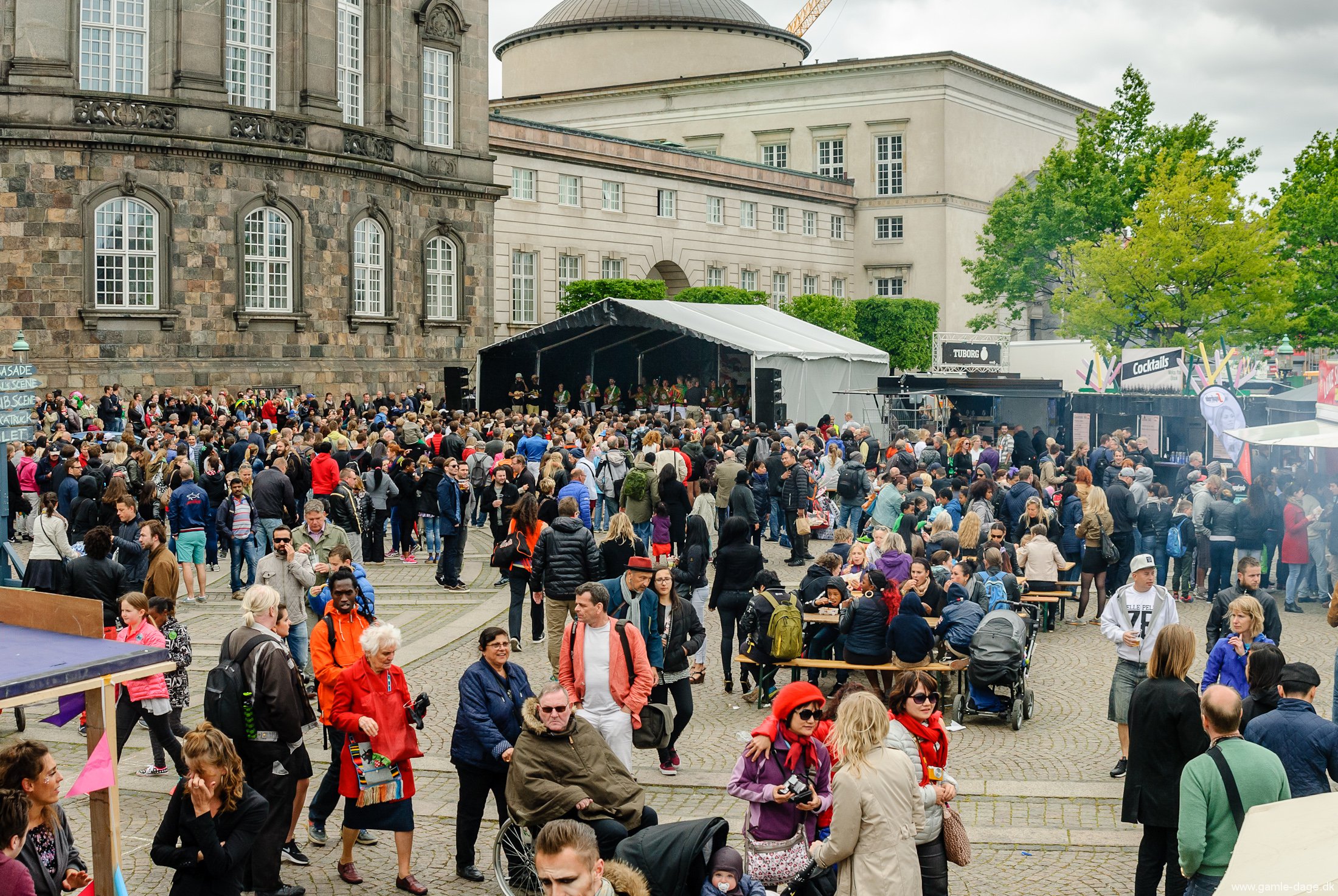 Karneval ved Christiansborg slotsplads