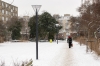 En gåtur i sneen til Urbanplanen