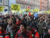 Klima demonstration på amagerbrogade.