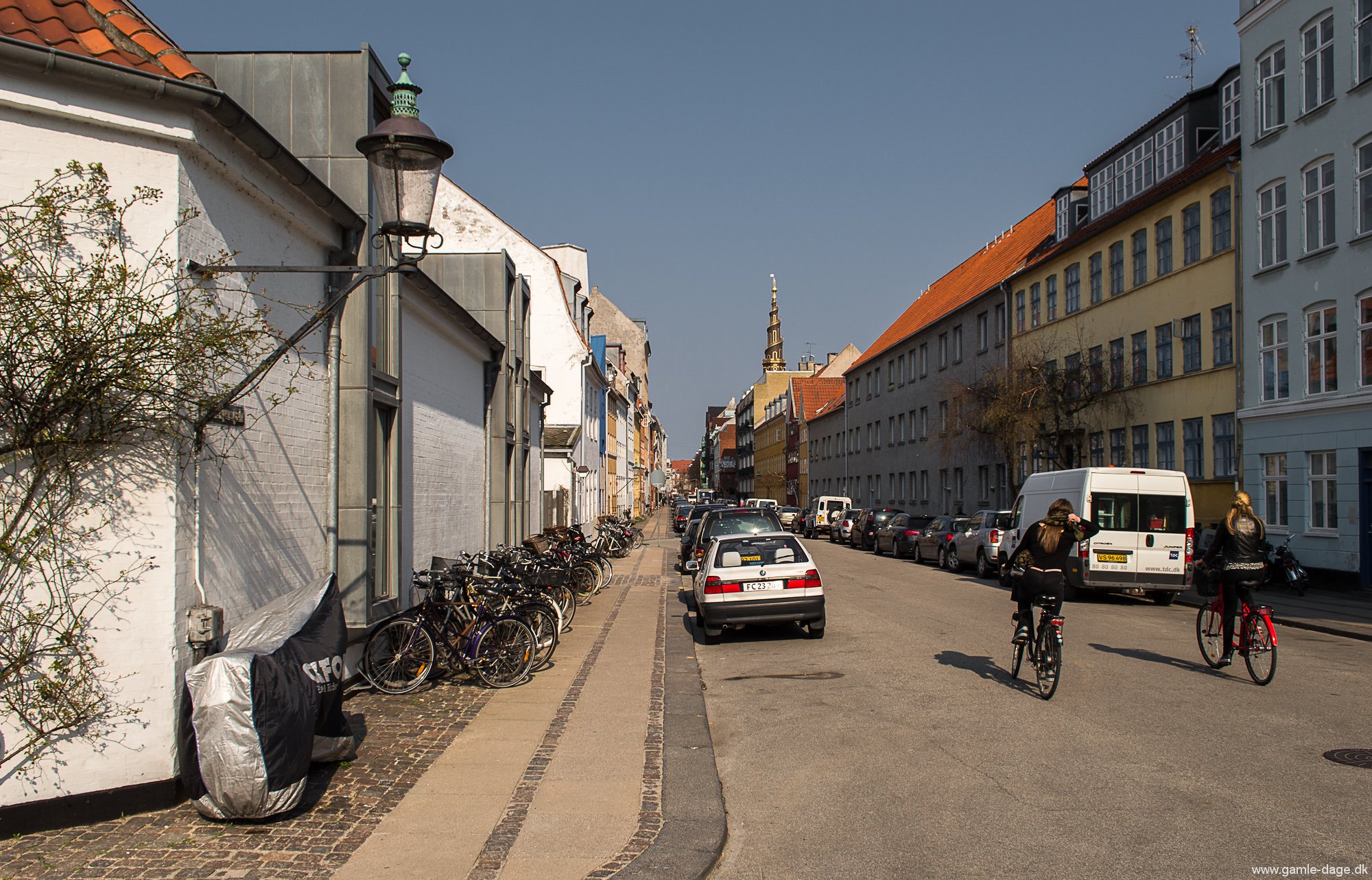 Gader og sidegader på Christianshavn.