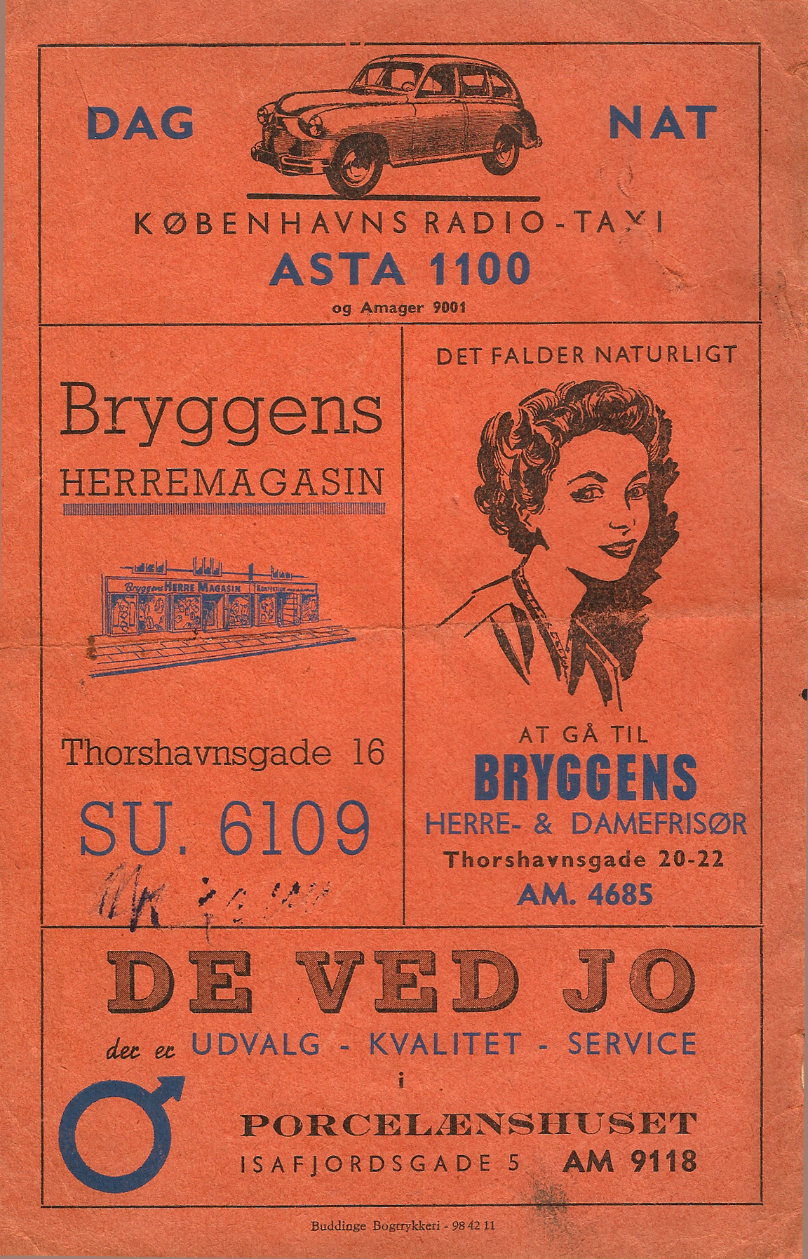 Bryggens telefonvejviser bagside Bryggens telefonvejviser bagside