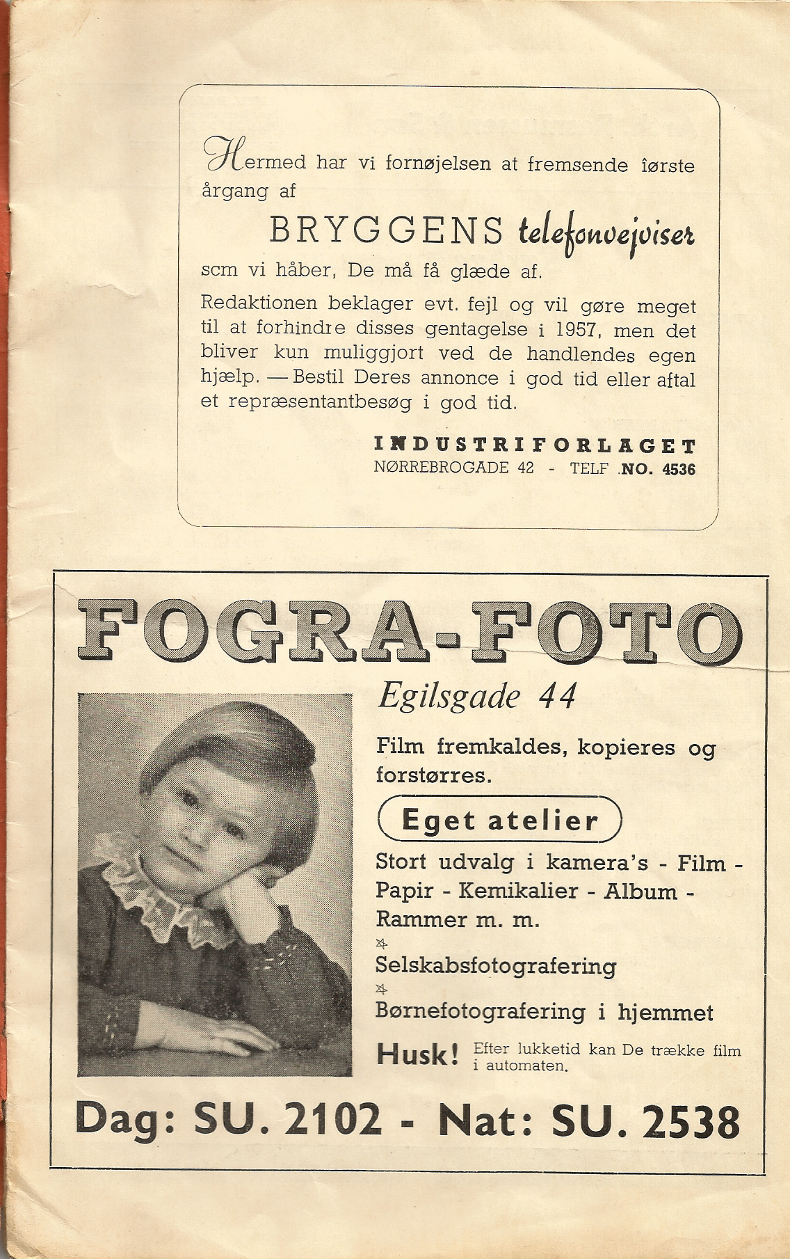Bryggens telefonvejviser side 2 Bryggens telefonvejviser side 2