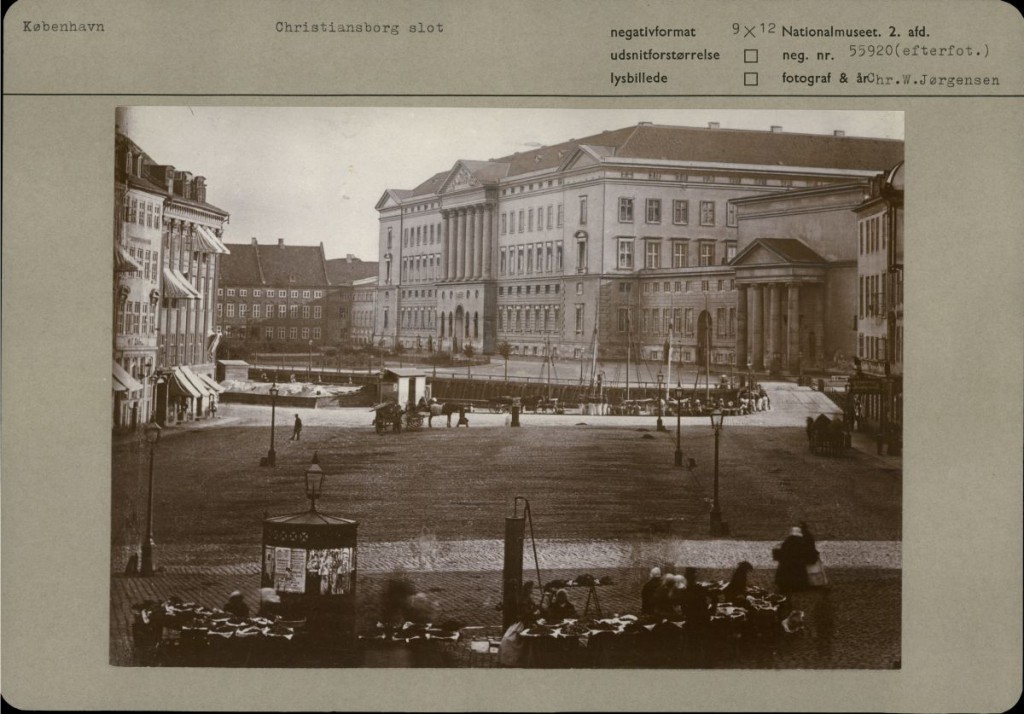 Christiansborg slot - 1860 - Chr - W -Jørgensen