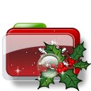 Christmas-Folder-Holly-2-icon