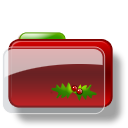 Christmas-Folder-Holly-3-icon