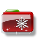 Christmas-Folder-Snow-Stars-icon