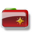 Christmas-Folder-Star-icon