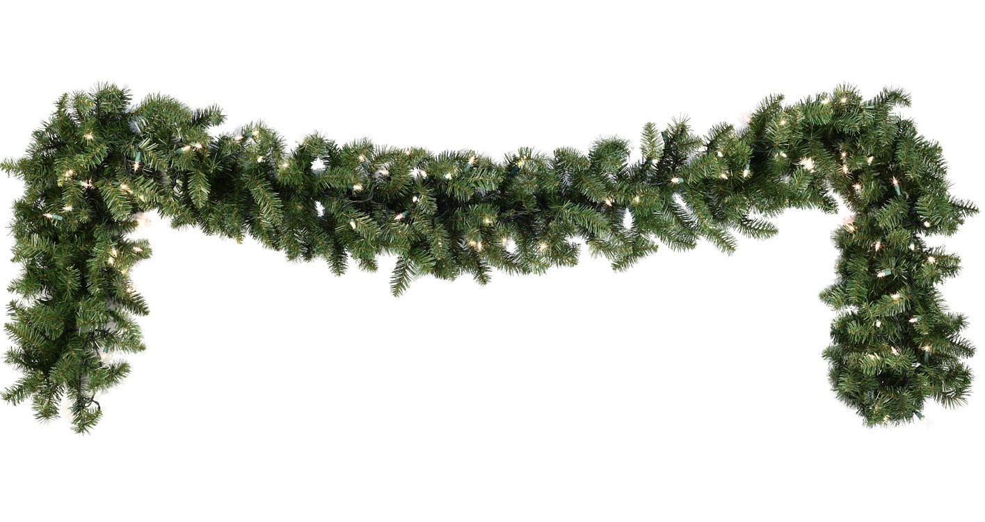 Christmas Garland With Lights