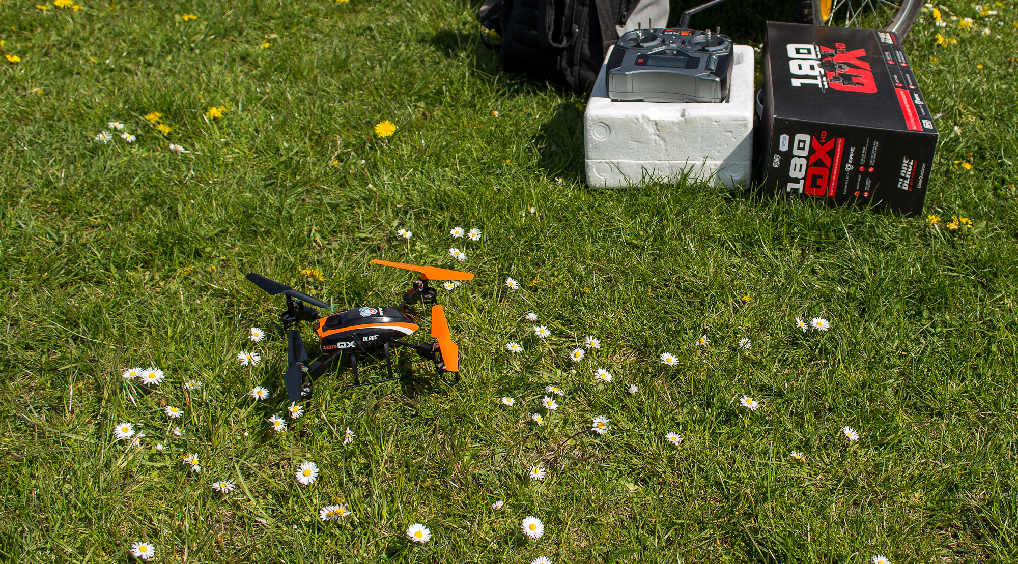 Quadrocopter på Amager strand