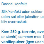 Daddel konfekt