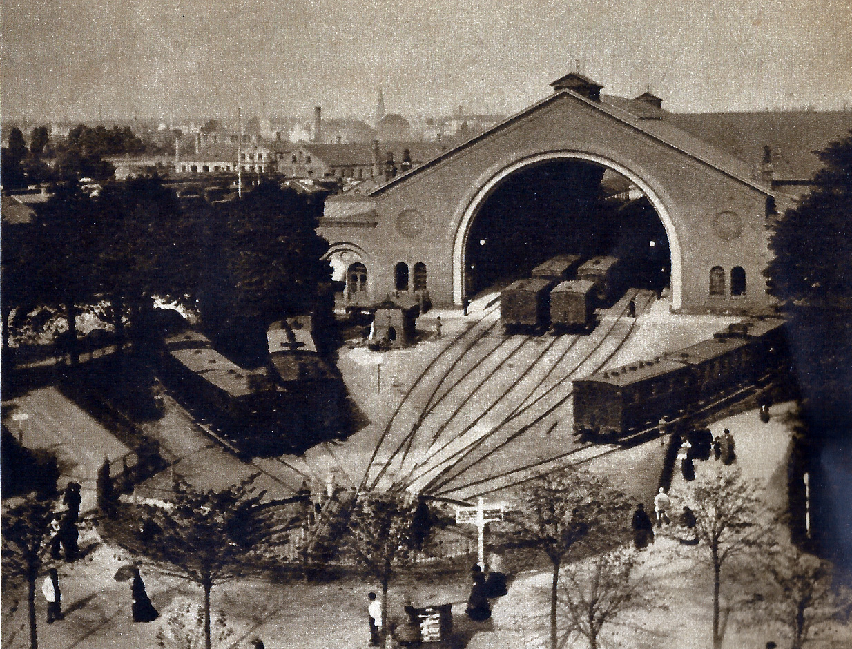 København før og nu fra 1938 Den gamle hovedbanegaard