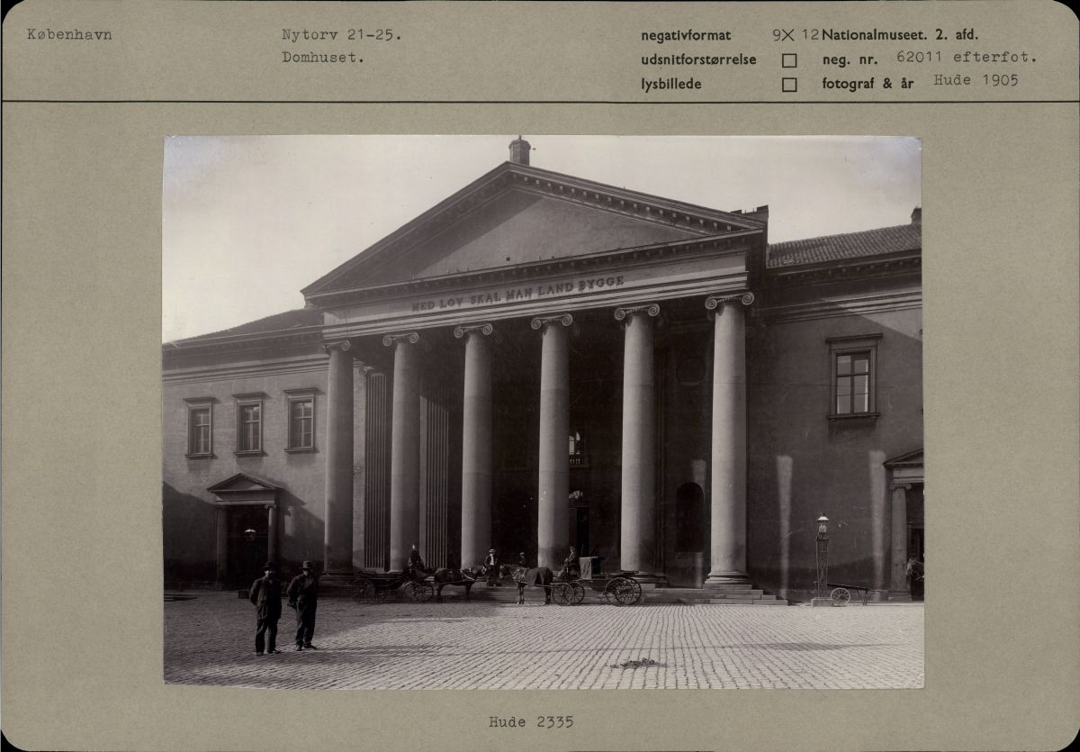 Domhuset på Nytorv Domhuset Nytorv - 1905