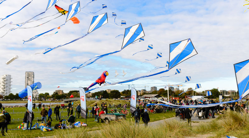 Dragefestival på Amager strand