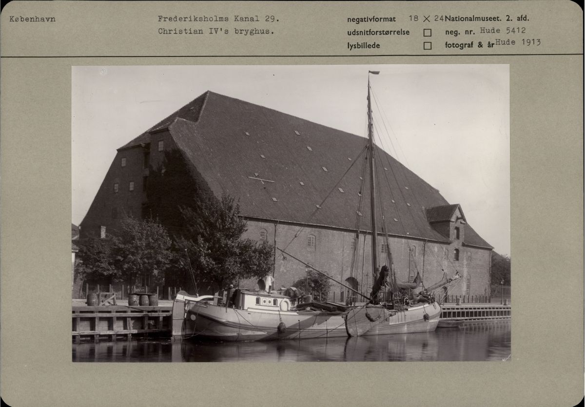 Frederiksholms Kanal 29-Christian IV's bryghus 1913 Frederiksholms Kanal 29-Christian IV's bryghus 1913