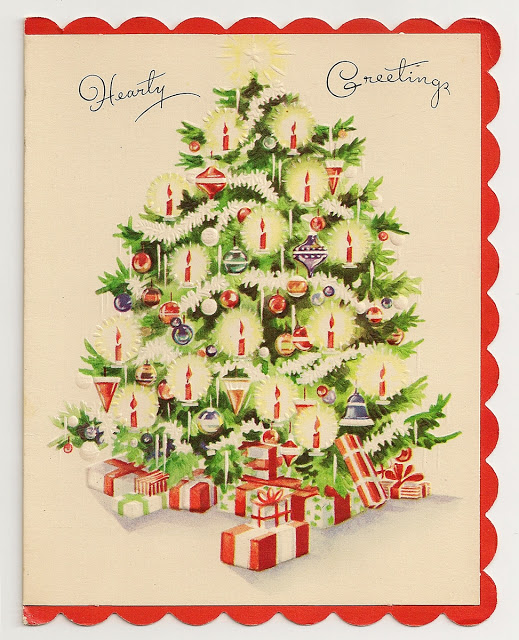 HeartyGreetingsVintageXmasCard