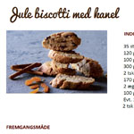 Jule Biscotti med kanel