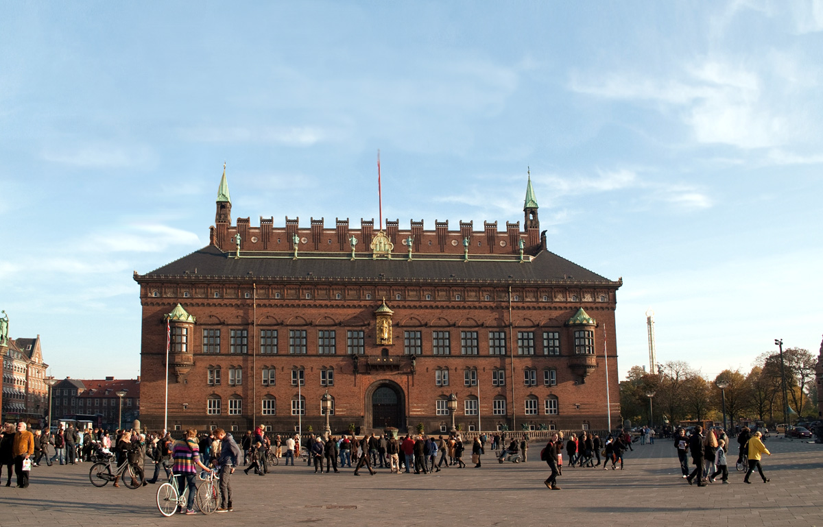 Town Hall Square in Copenhagen
