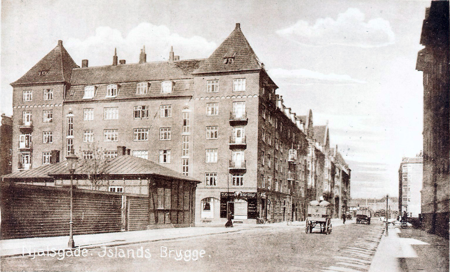 Njalsgade Isafjordsgade. Tilhører Islands brygges lokalarkiv