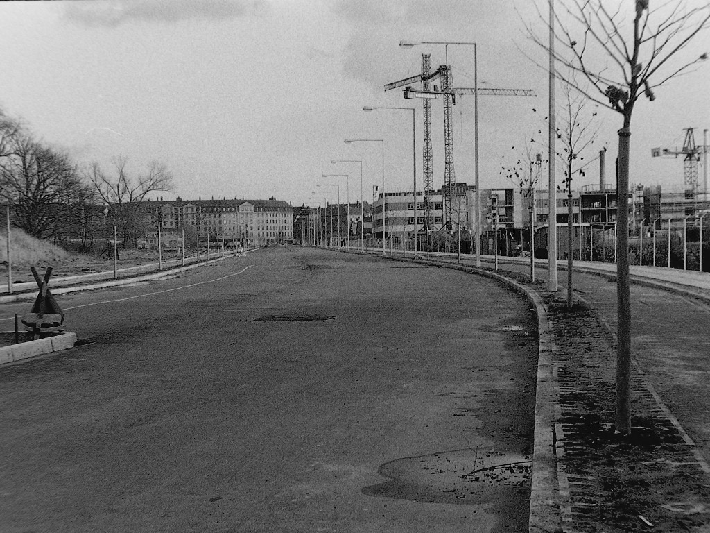 Njalsgade under ombygning. Tilhører Arne Unterschlak