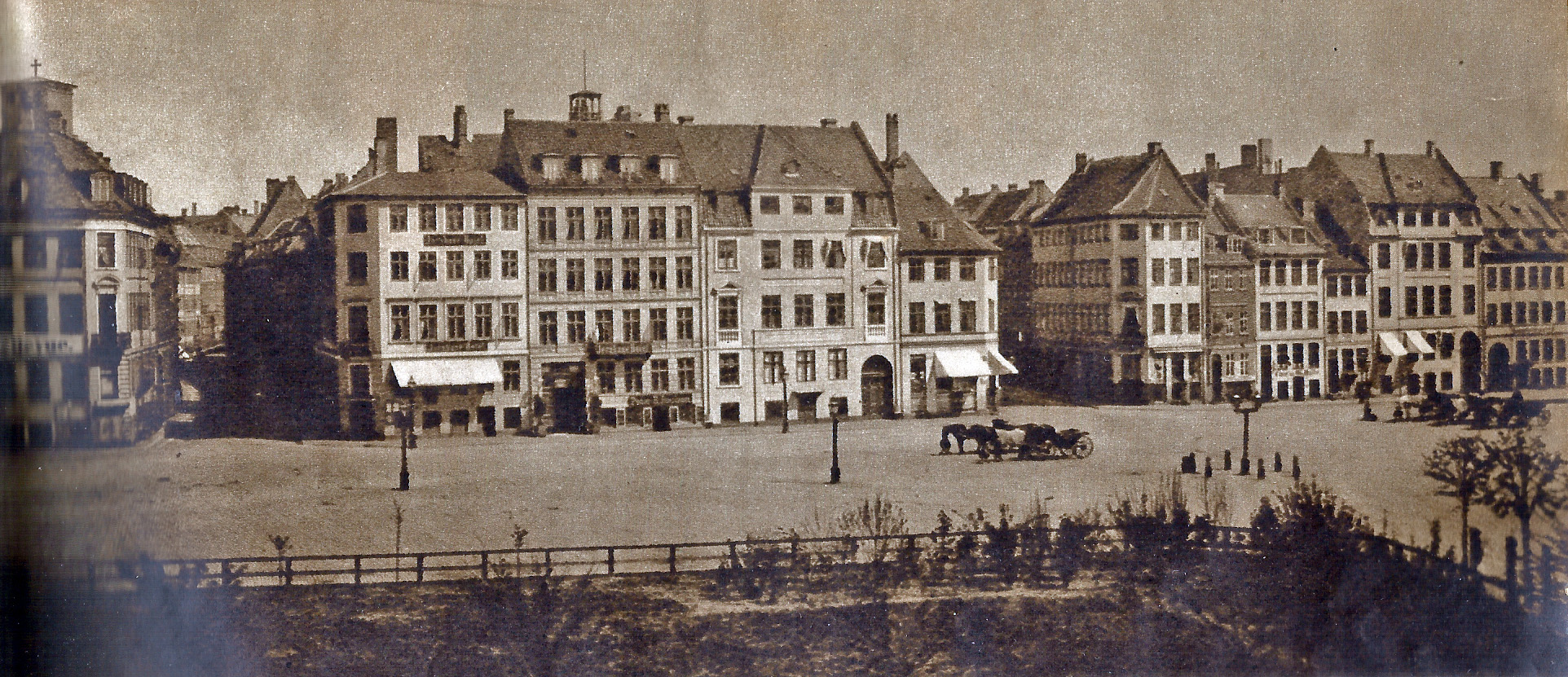 København før og nu fra 1938 Raadhuspladsen 1885