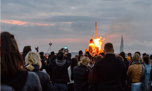 Sankt Hans på amagerstrand