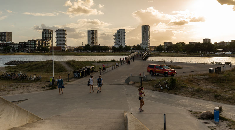 Sensommer på Amager strand