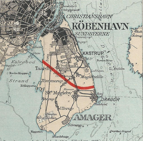 Skibsfartskanal gennem Amager