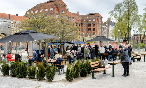 Indvielse af Stillehaven på Islands brygge