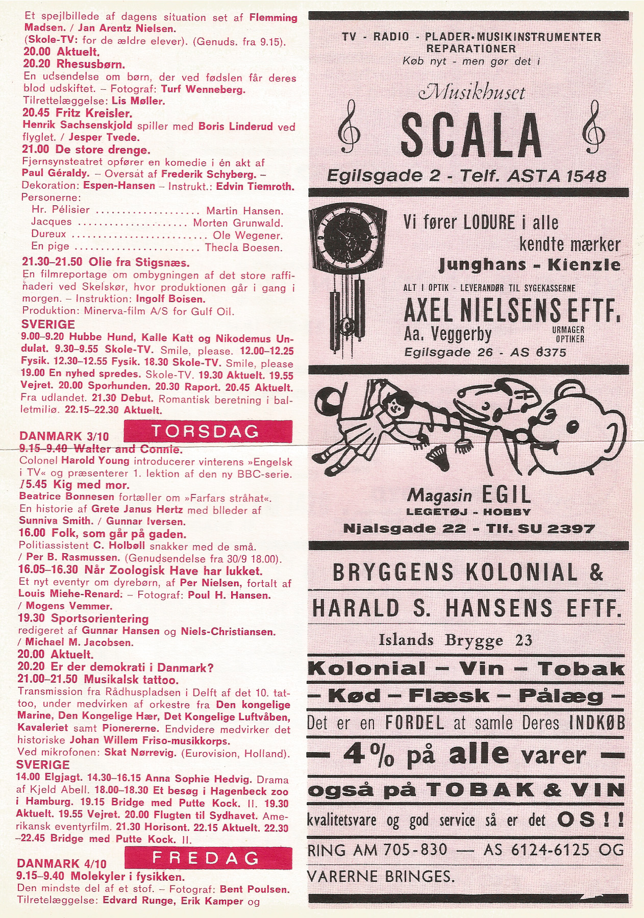 Ugens tv program 1963 side2 Ugens tv program 1963 side2