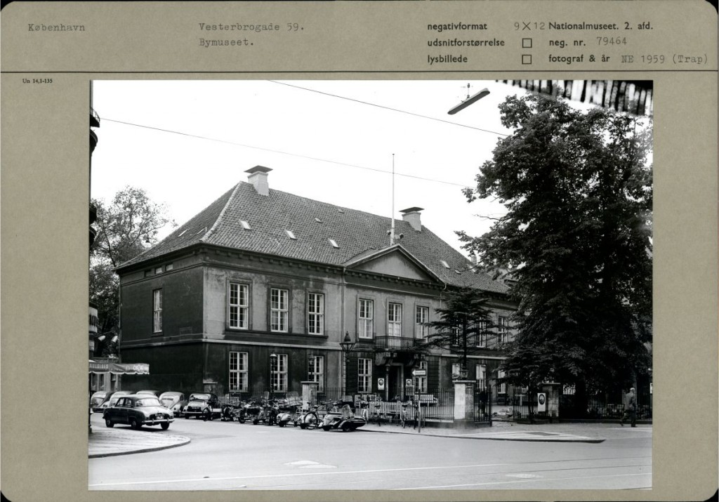 Vesterbrogade 59-Københavns Bymuseum fra 1959 Vesterbrogade 59-Københavns Bymuseum fra 1959