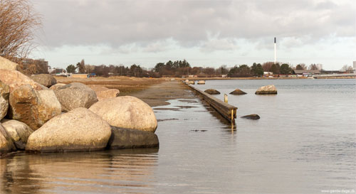 Vinter solskinstur til Amager strand