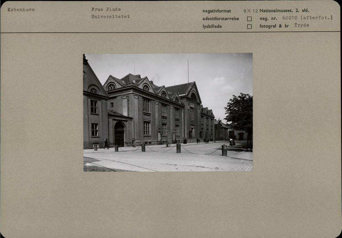 Vor Frue Plads-Københavns Universitet ca. 1900 Vor Frue Plads-Københavns Universitet ca 1900