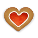 christmas-cookie-heart-icon