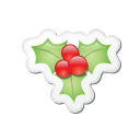 xmas-sticker-mistletoe-icon
